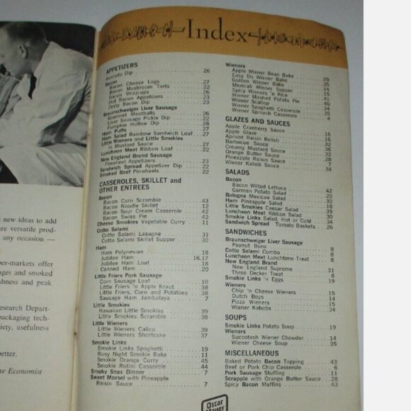 1950's Mid Century Oscar Meyer Recipe Booklet 80 Favorites Cured Meat 6 x 9 - Picture 6 of 10